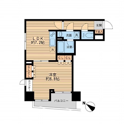 日本橋ファーストレジデンスの物件間取画像