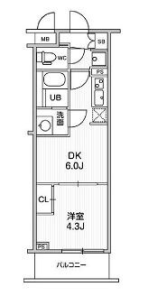 ＬＩＭＥ　ＲＥＳＩＤＥＮＣＥ　ＨＩＫＩＦＵＮＥ（ライムレジデンス曳舟）の物件間取画像