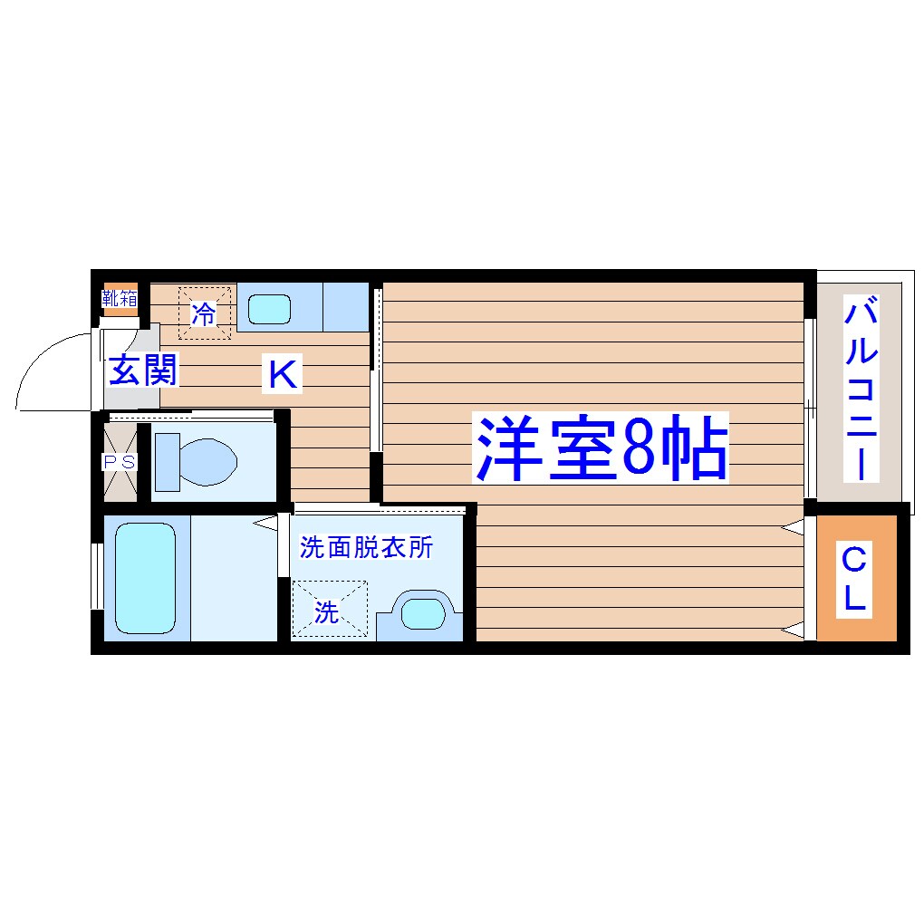 太子堂駅 徒歩5分 2階の物件間取画像