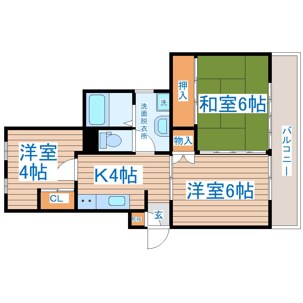 太子堂駅 徒歩16分 4階の物件間取画像