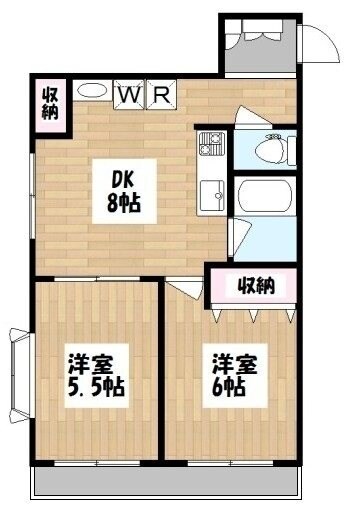 梅原マンションの物件間取画像