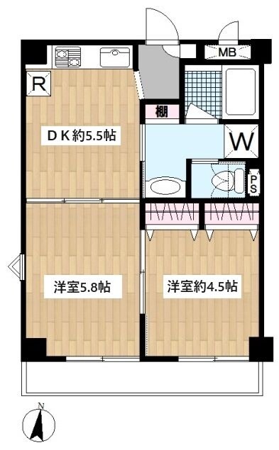 ユニテ柿生の物件間取画像