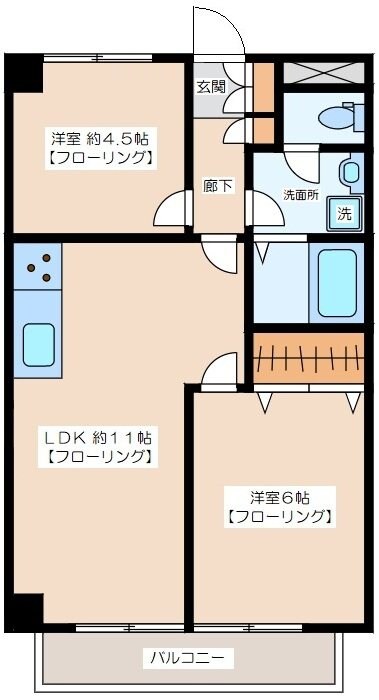 フォレストヒルズ成城の物件間取画像