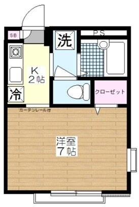 エクセル烏山の物件間取画像