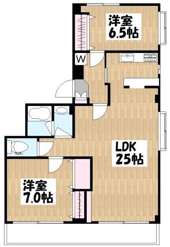 グランドキャッスル学芸大学の物件間取画像