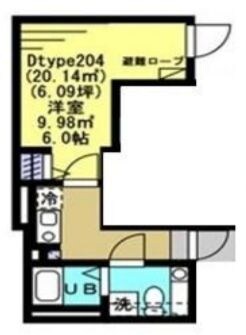 西新宿駅 徒歩8分 2階の物件間取画像