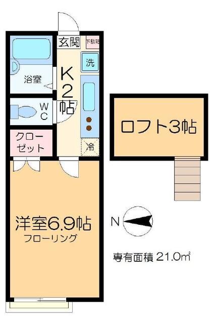 シシアシティの物件間取画像