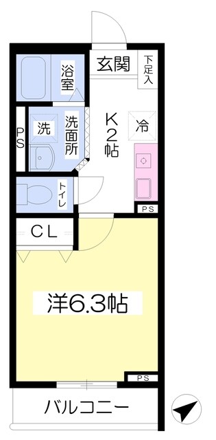 ブルーブランの物件間取画像