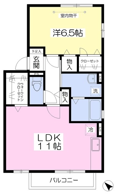 コルティーレの物件間取画像