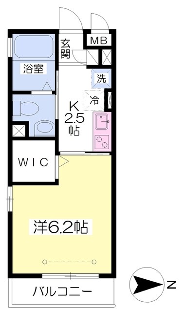 マノワール富岡の物件間取画像