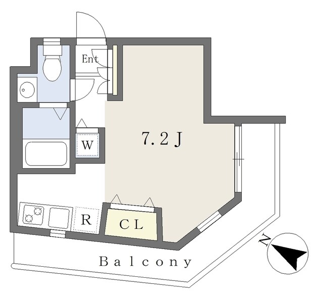 新杉田駅 徒歩5分 1階の物件間取画像