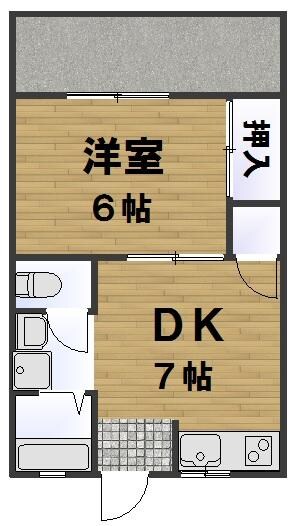 野村高校前バス停 徒歩3分 1階の物件間取画像