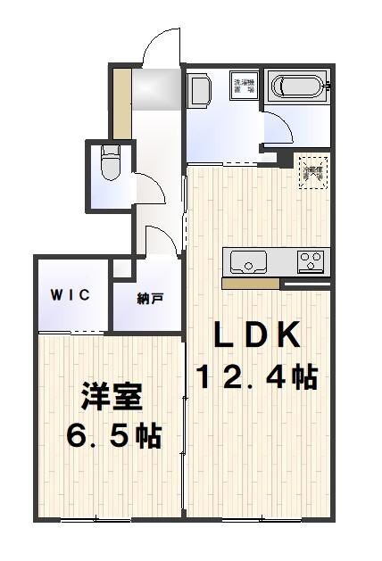 卯之町駅 徒歩10分 1階の物件間取画像