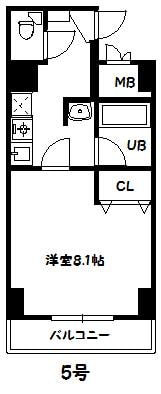 グランディール壱番館の物件間取画像