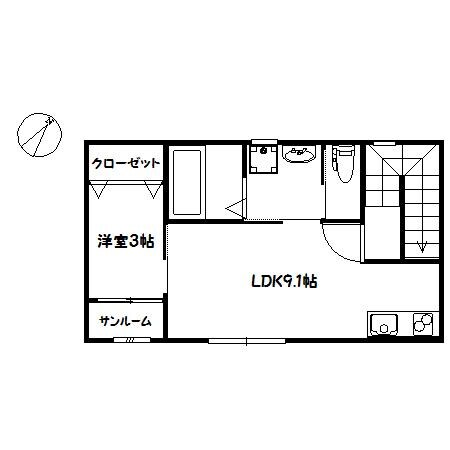 メゾン・ド・Ｋ-Ⅱの物件間取画像