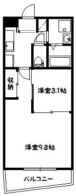 物件間取画像