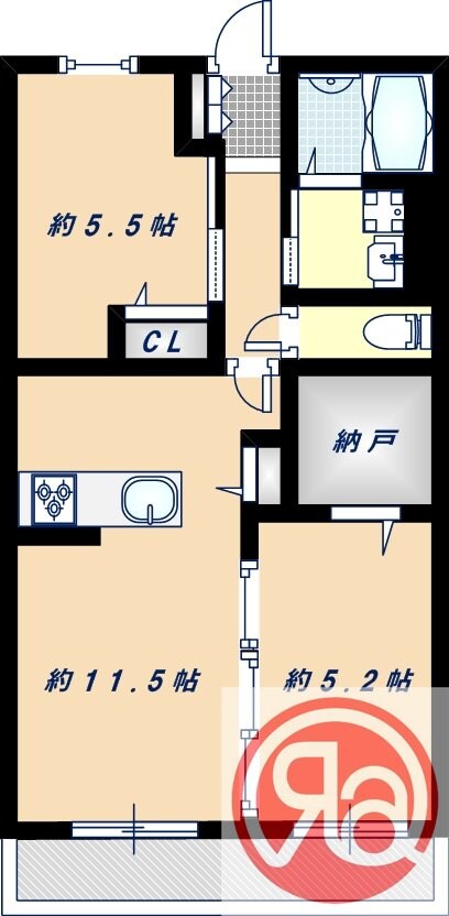 シャンドマイスの物件間取画像