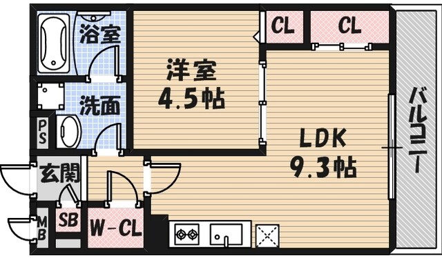 KTIレジデンス阿倍野の物件間取画像