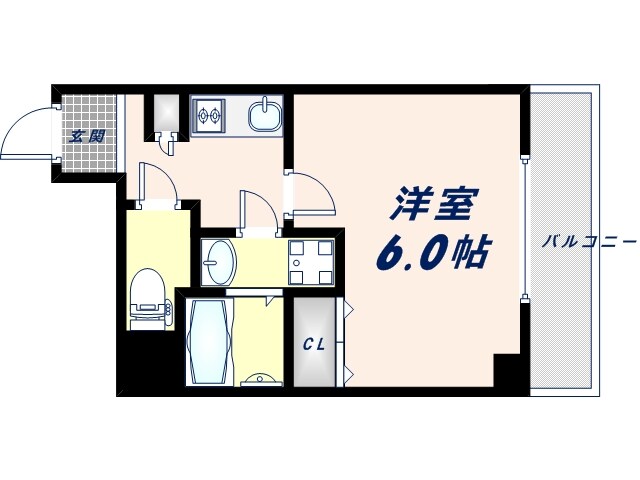 リンクパラッツォ上本町の物件間取画像