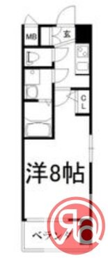 プロシード心斎橋東ヴァンターレの物件間取画像