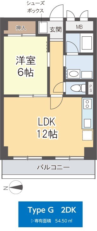 ローレル石橋の物件間取画像