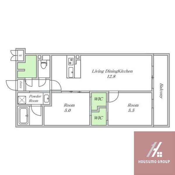 エスタジオ針中野の物件間取画像