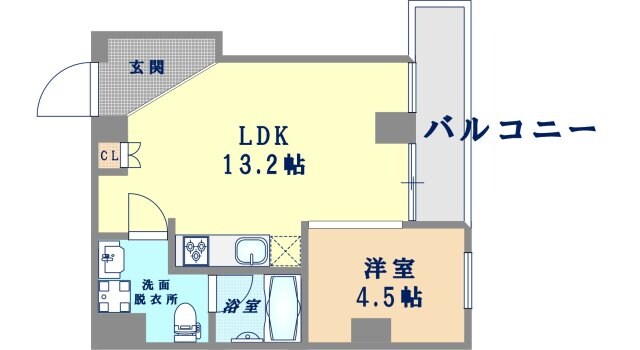 Radiation Courtの物件間取画像