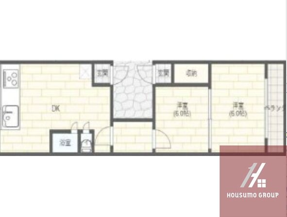 タカオカマンションの物件間取画像