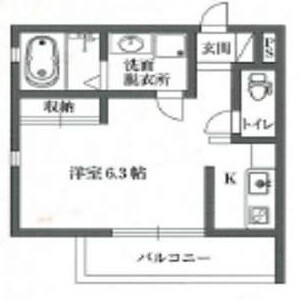 シャーナイン岸里の物件間取画像