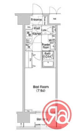 コンフォリア心斎橋EASTの物件間取画像
