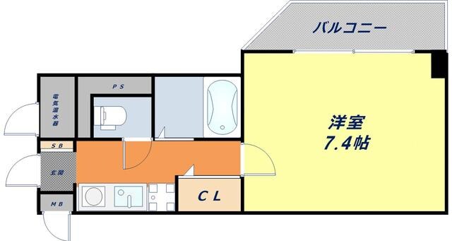 インターナショナル上汐の物件間取画像