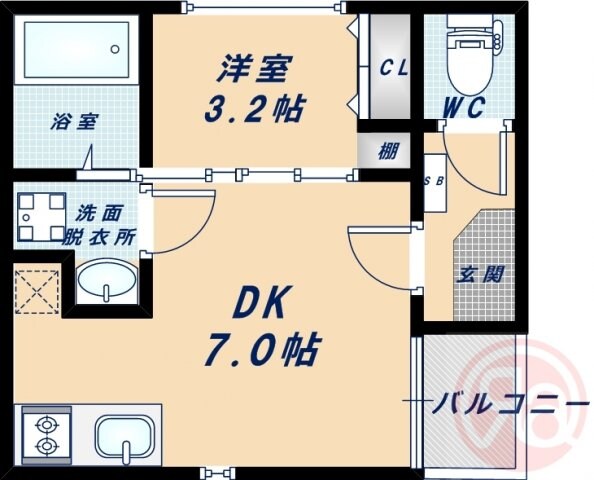 ルカセレーヌの物件間取画像