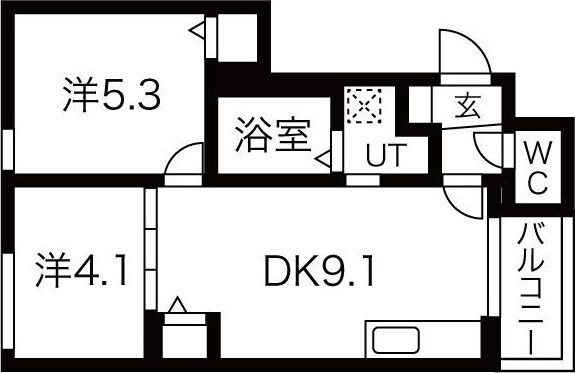 F asecia Cygnusの物件間取画像