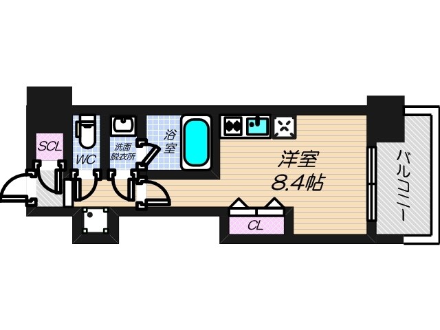 FRONT FIELD Tennojiの物件間取画像