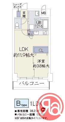 クリプトメリア日本橋の物件間取画像