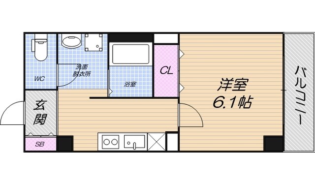 みおつくし杭全の物件間取画像