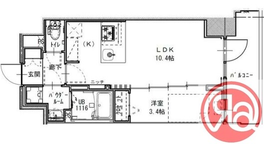 S-RESIDENCE堺筋本町Deuxの物件間取画像