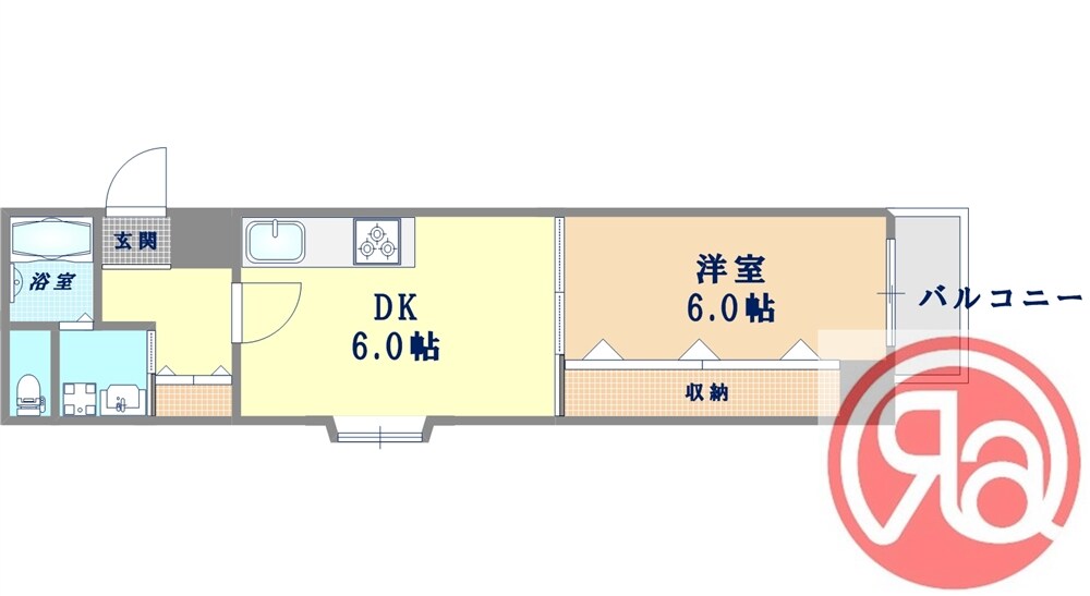 カサデアドニスの物件間取画像