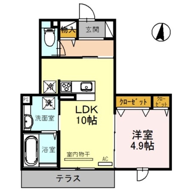 サニーコートの物件間取画像