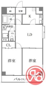 サンライズ南船場の物件間取画像