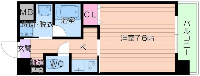 ブランパレス寺田町の物件間取画像