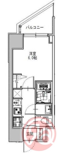 S-RESIDENCE堺筋本町Unoの物件間取画像