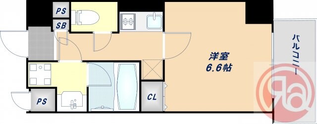 天王寺ルート25の物件間取画像