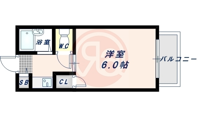 遠里小野4丁目ハイツの物件間取画像