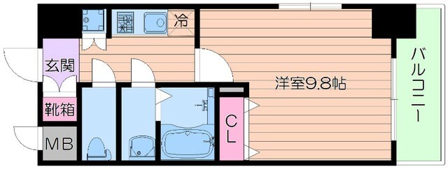 レジュールアッシュ天王寺の物件間取画像