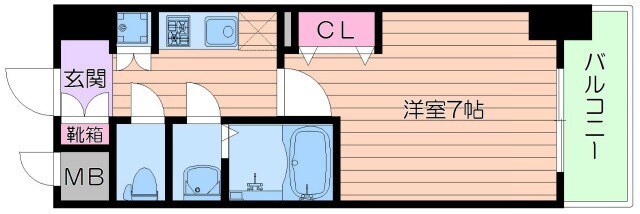 レジュールアッシュ天王寺の物件間取画像