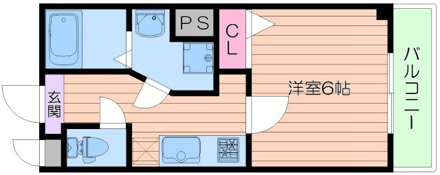 グランエクラ天下茶屋の物件間取画像