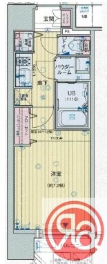 アドバンス大阪城グラシアの物件間取画像