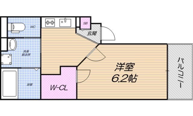 T’sTERRACE東住吉DUEの物件間取画像