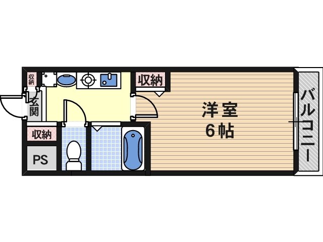 ラナップスクエア上本町の物件間取画像